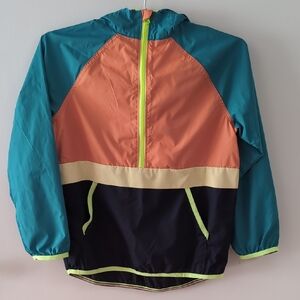 Gymboree Multicolored Kids Hooded Wind/ Raincoat
